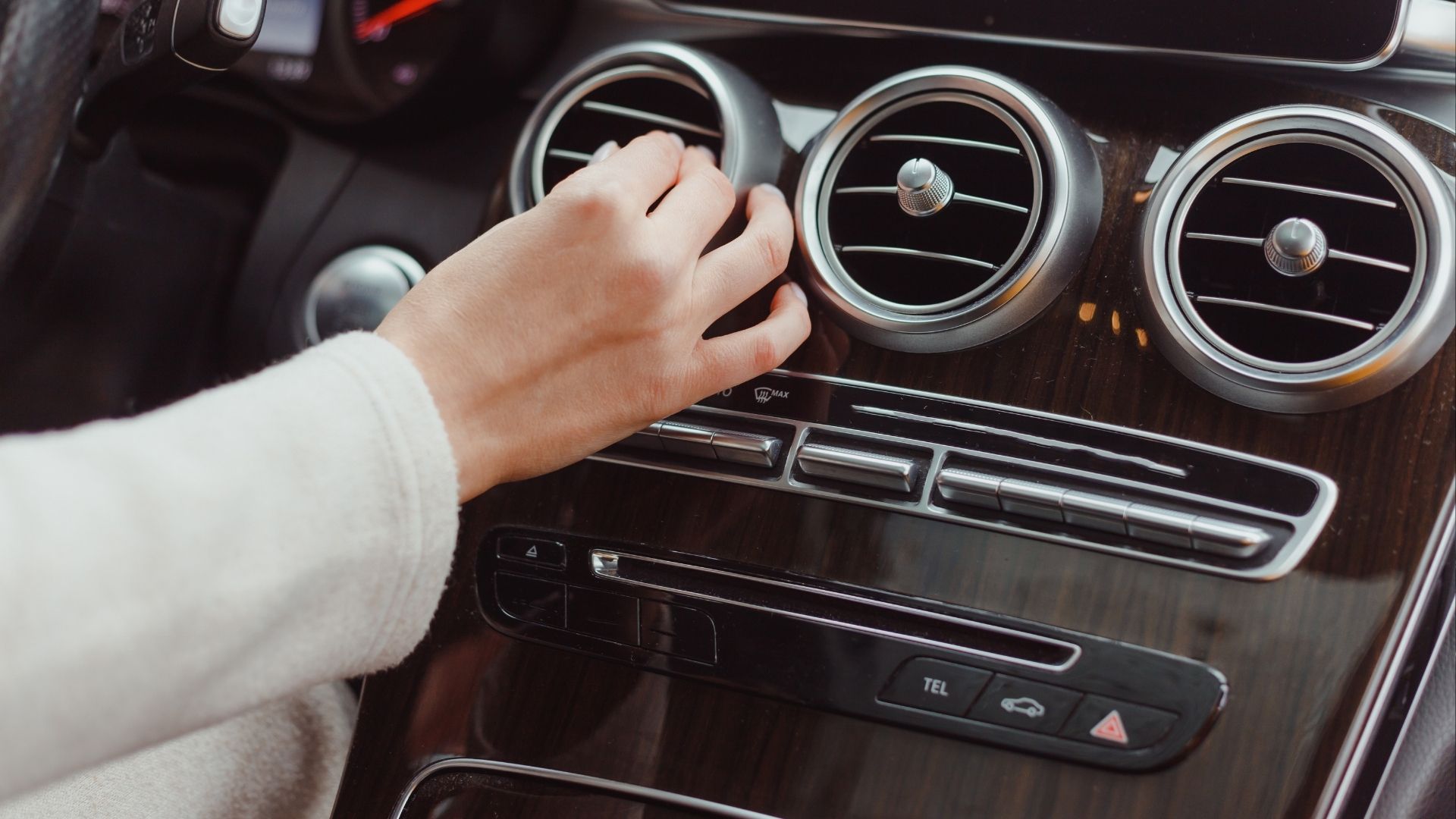 Aktive Klimaanlage eines Autos